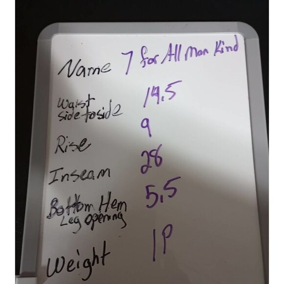 7 for All Mankind Jeans Ladies 29 Skinny crop rolled - Picture 8 of 8